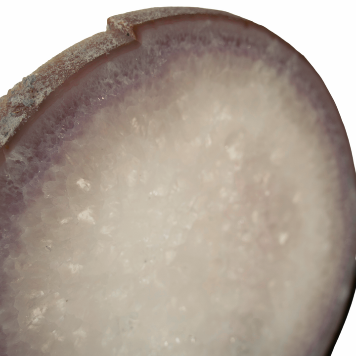 Agate Sculpture w Amethyst Quartz