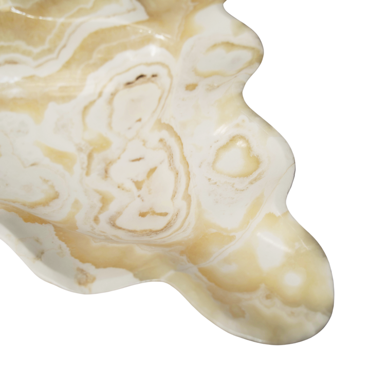 Hand Carved Cloud Onyx Bowl