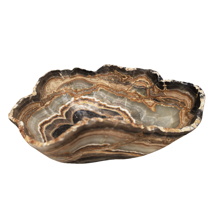 Hand Carved Desert Onyx Bowl